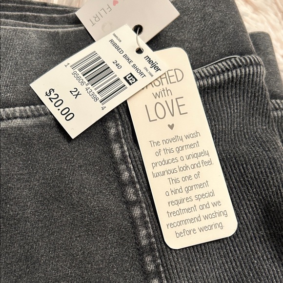 Ultra Flirt Dark Gray Bike Shorts - Picture 7 of 7